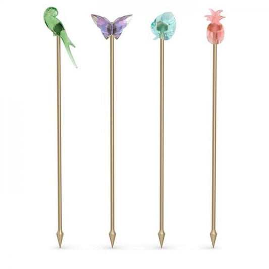 Jungle Beats Cocktail Stirrers Andoki, Set of 4
