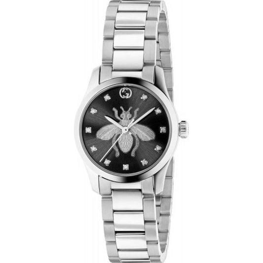 G-Timeless Silver Bee Bracelet Watch