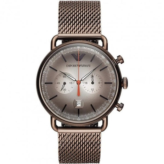 Men's Aviator Brown Watch