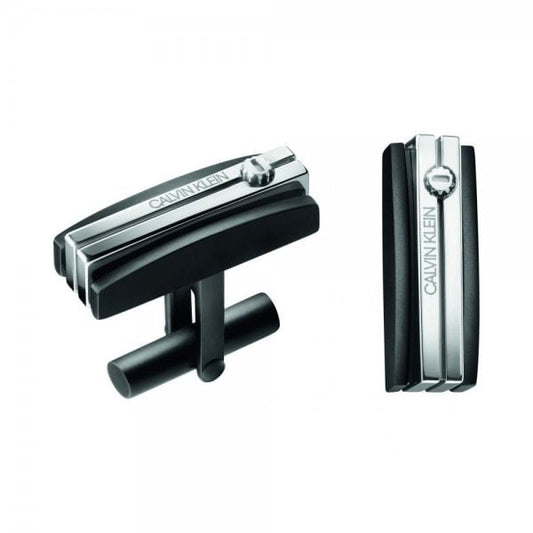 CK Mighty Cufflinks Stainless Steel - Black