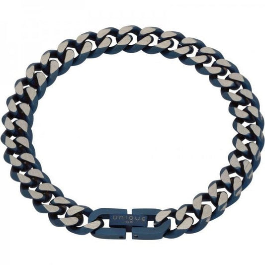 Stainless Steel Blue IP Bracelet