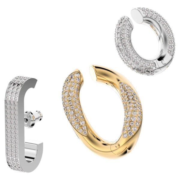 Dextera ear cuff Single, Set, White.