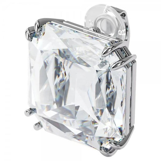 Mesmera clip earring Single, Square cut crystal