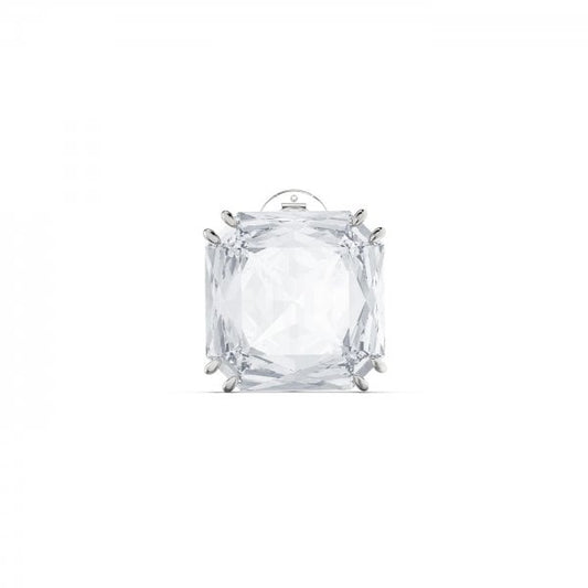 Mesmera clip earring Single, Square cut crystal