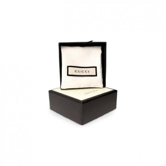 Gucci Interlocking 18ct White Gold Stud Earrings