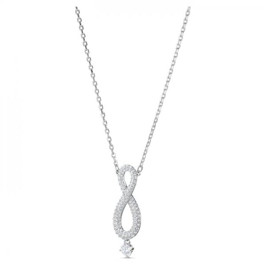 Necklace Infinity Necklace Long Crystal