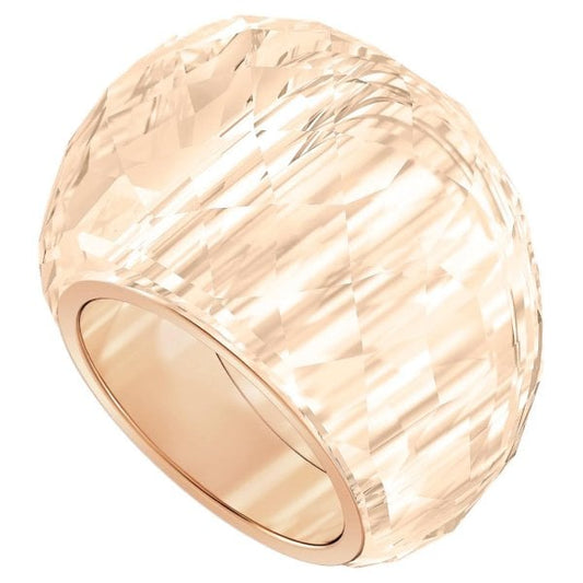 Nirvana ring Gold tone, Rose-gold tone PVD - SIZE 58