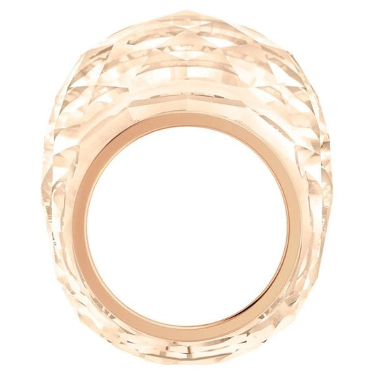 Nirvana ring Gold tone, Rose-gold tone PVD - SIZE 58