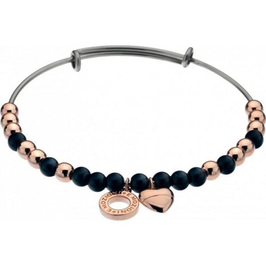 Emozioni Hot Diamond Rose Gold Plate Bangle