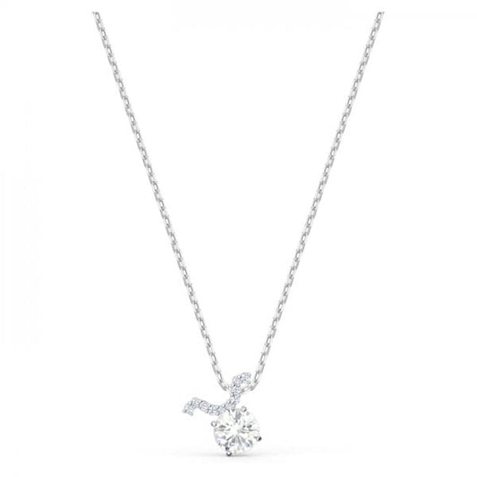 Zodiac II Pendant, Taurus, White, Mixed metal