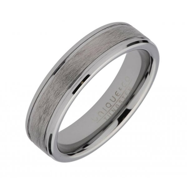 Gents Tungsten Carbide Ring 6mm - Size 60