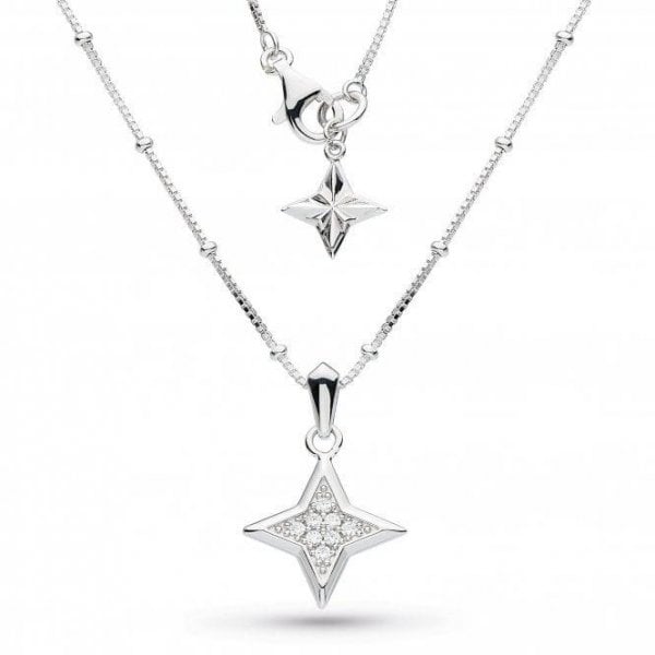 Empire Astoria Starburst Cubic Zirconia 17" Necklace