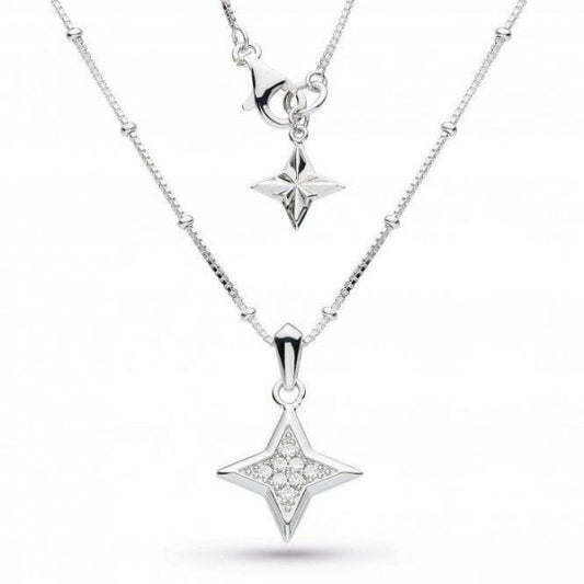 Empire Astoria Starburst Cubic Zirconia 17" Necklace