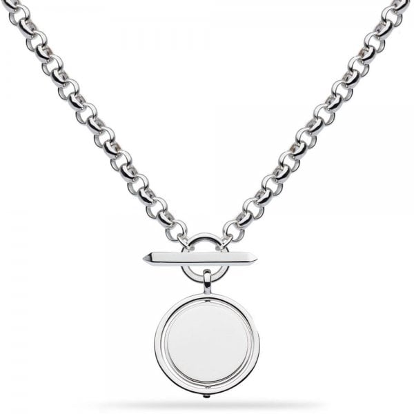 Revival Eclipse T-Bar Statement Spinner Necklace