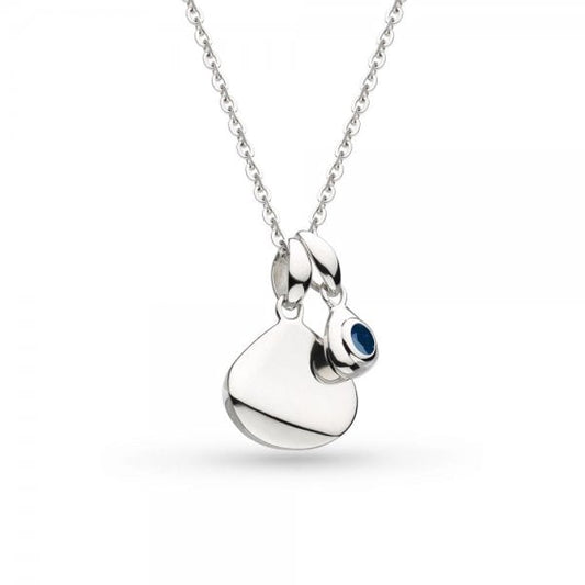Coast Necklace - September Birthstone Synthetic Sapphire 18"