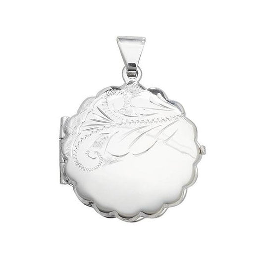 Silver Round Locket