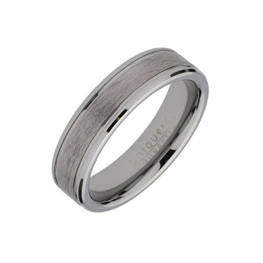 Gents Tungsten Carbide Ring 6mm - Size 62