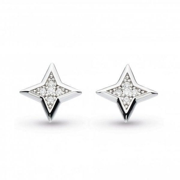 Empire Astoria Starburst Cubic Zirconia Stud Earrings