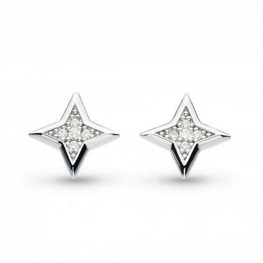 Empire Astoria Starburst Cubic Zirconia Stud Earrings