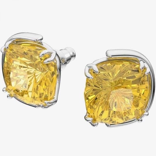 Harmonia Stud Earrings Cushion cut crystals