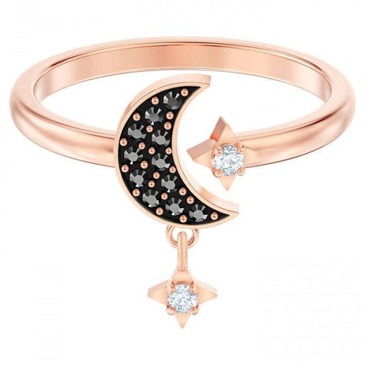 Swarovski Symbolic open ring Moon and star Size 60