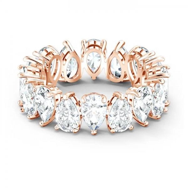 Vittore ring Pear cut crystals Size 60
