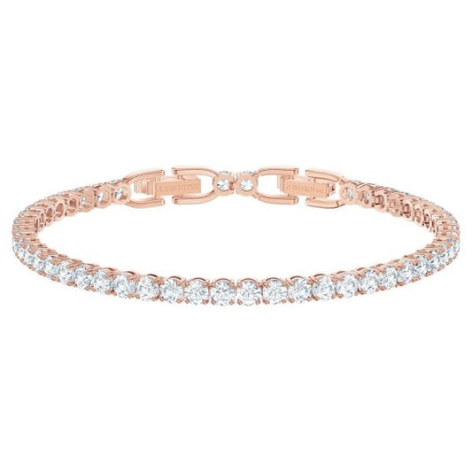 Tennis Deluxe bracelet Rose-gold tone plated