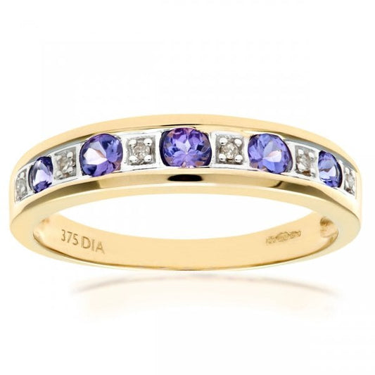 0.02ct Diamond, Tanzanite Ring