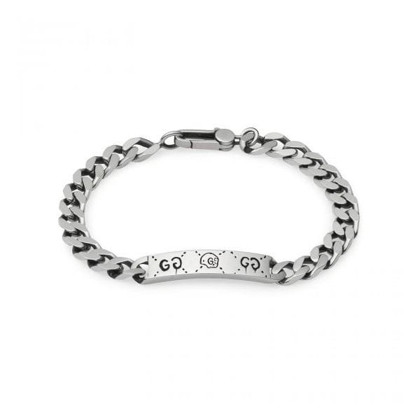 Ghost Sterling Silver Bar Bracelet 20cm