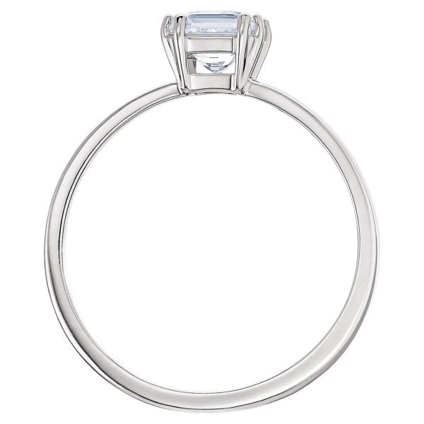 Attract ring Square cut crystal Size 50