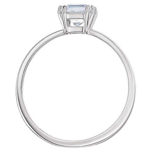 Attract ring Square cut crystal Size 50