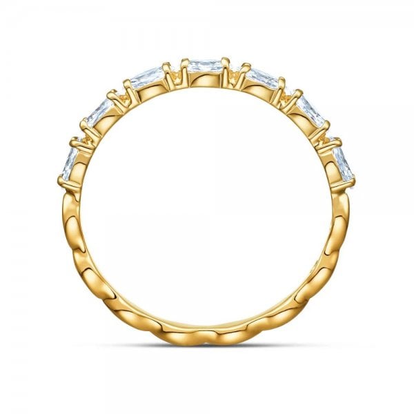 Vittore Marquise ring White, Gold-tone plated S60