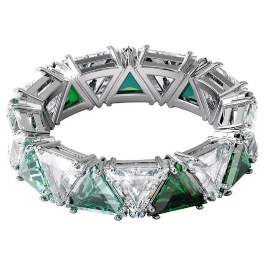 Millenia cocktail ring Triangle cut crystals S55