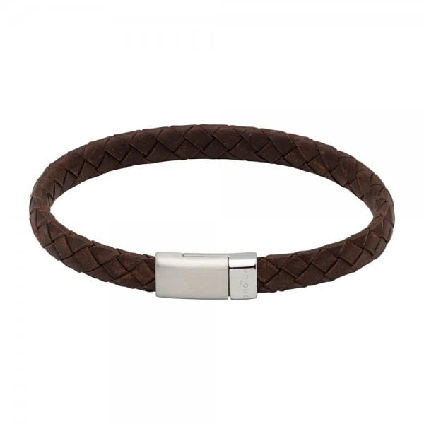 DARK BROWN LEATHER BRACELET