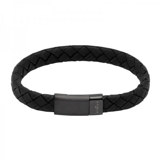 Black Leather Bracelet