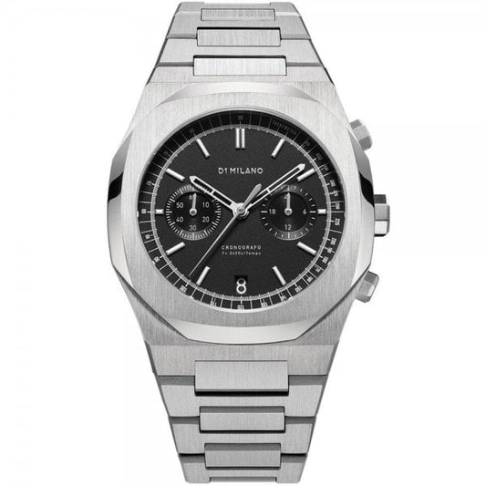 BLACK CHRONOGRAPH BRACELET 41.5 MM
