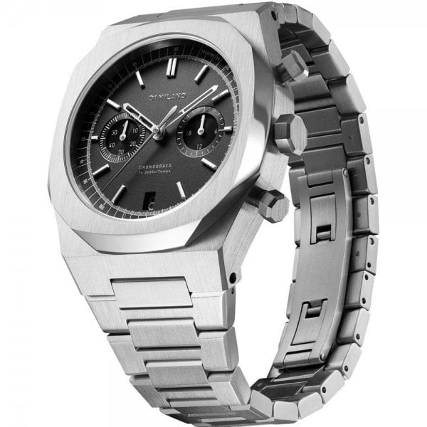 BLACK CHRONOGRAPH BRACELET 41.5 MM