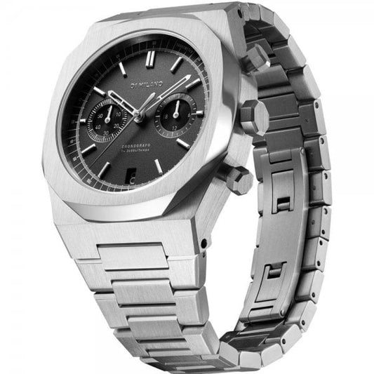 BLACK CHRONOGRAPH BRACELET 41.5 MM