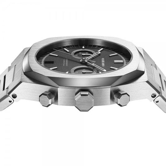 BLACK CHRONOGRAPH BRACELET 41.5 MM