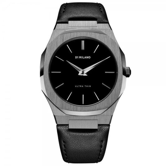 GUN METAL ULTRA THIN LEATHER 40 MM