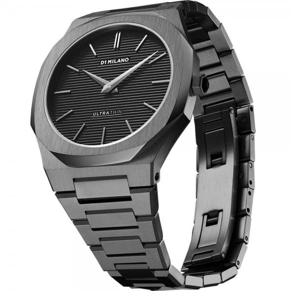 GUN METAL ULTRA THIN BRACELET 40 MM