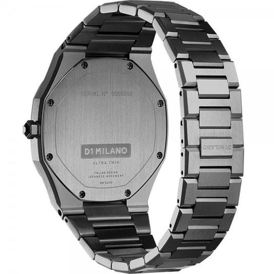 GUN METAL ULTRA THIN BRACELET 40 MM