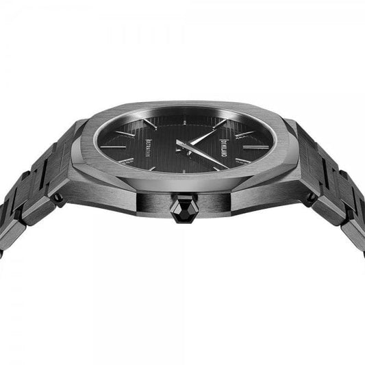 GUN METAL ULTRA THIN BRACELET 40 MM