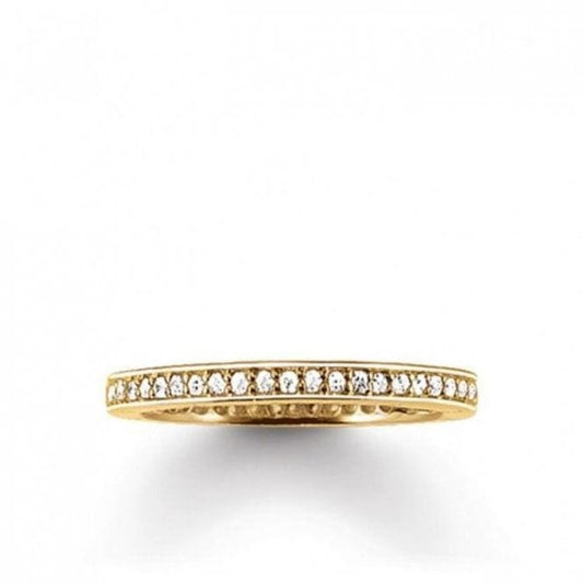 EX-DISPLAY Ring Eternity Pavé Size 58