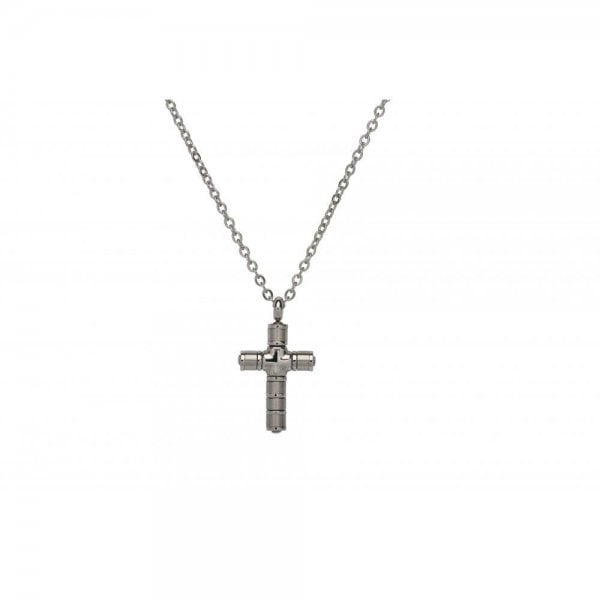 Stainless Steel Cross Pendant Necklace