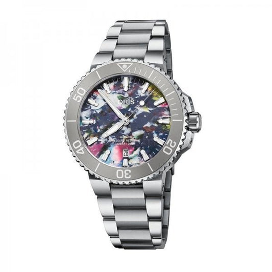 Aquis Date Upcycle Gents Watch