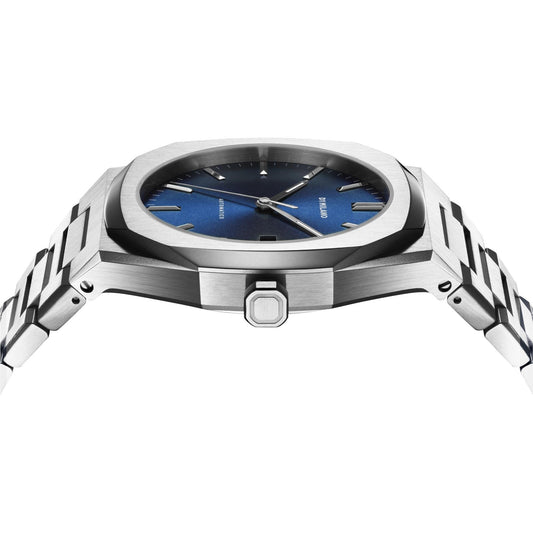 EX-DISPLAY AUTOMATIC THIN BRACELET SILVER/BLUE