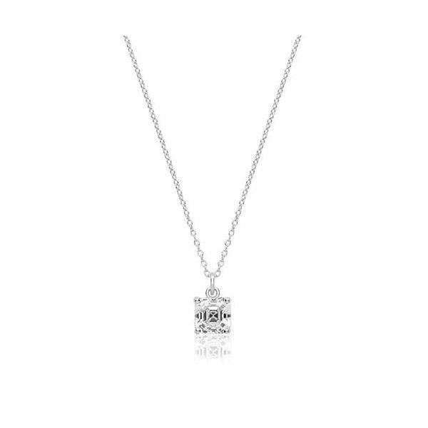 SQUARE CUT CZ PENDANT