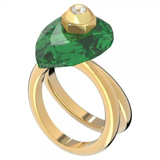 Studiosa ring Pear cut crystal, Green S52