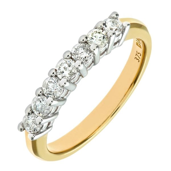 Diamond 0.50 and Yellow Gold Ring Size: L
